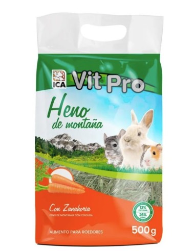 HENO VIT PRO 500GR CON ZANAHORIA