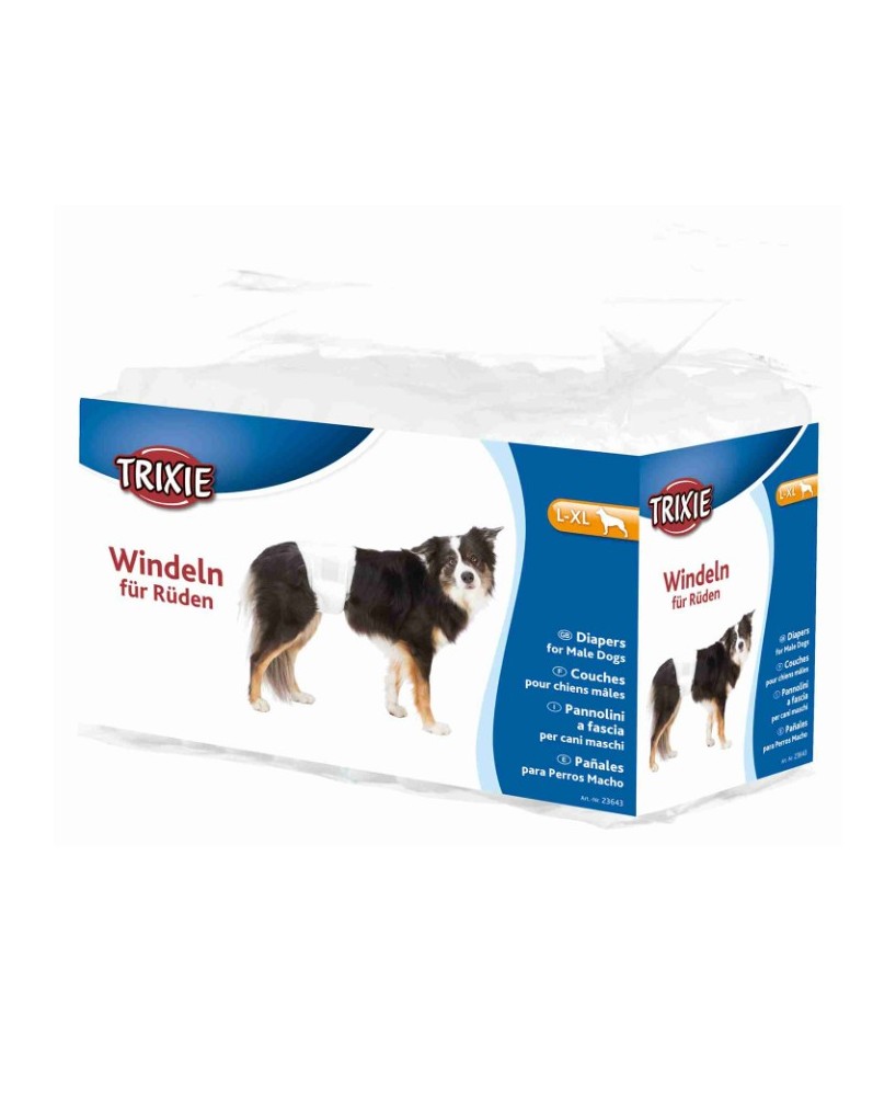12 PAÑALES PERRO 60-80 CM