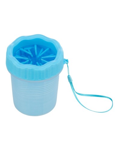 Limpiador de Patas Silicona M-L Azul para Perros | Higiene Fácil y Rápida

