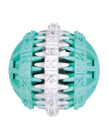 Pelota Denta Fun Menta para Perros Juguete Dental Caucho Resistente