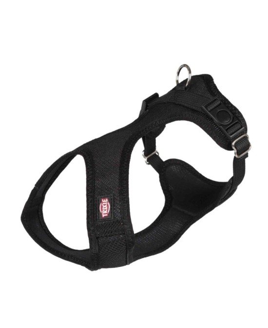Arnés Suave XXS-S Negro 28 a 40 cm 15 mm para Perros Pequeños Endanea Mascotas
