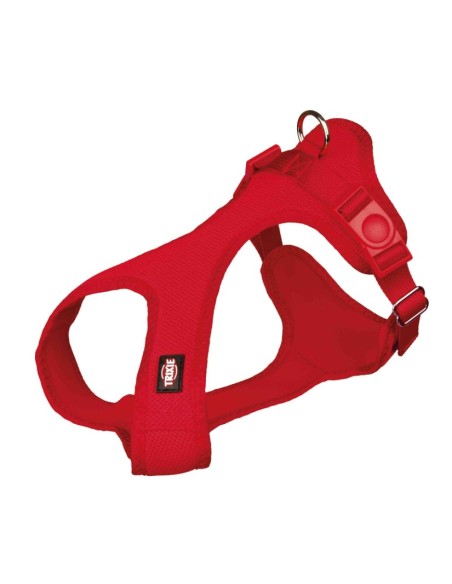 Arnés Suave XXS-S Rojo 28 a 40 cm 15 mm para Perros Pequeños Endanea Mascotas