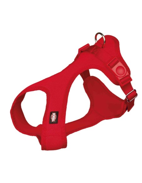 Arnés Suave XS-S Rojo 30 a 45 cm para Perros Pequeños Ajustable y Cómodo Endanea Mascotas