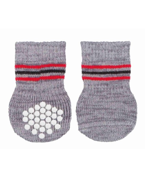 2 CALCETINES PERRO ANTIDESL. XS