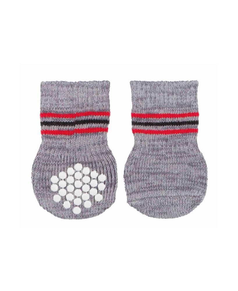 2 CALCETINES PERRO ANTIDESL. XS