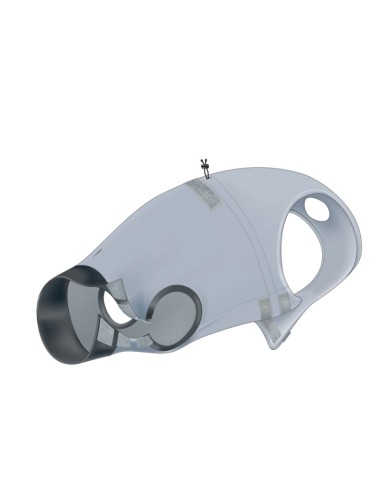 Body Protector para Perros Gris L 55 cm protección postoperatoria y comodidad