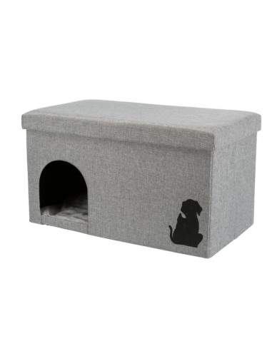 CUEVA SUAVE KIIMY GRIS CLARO 72X40X40CM