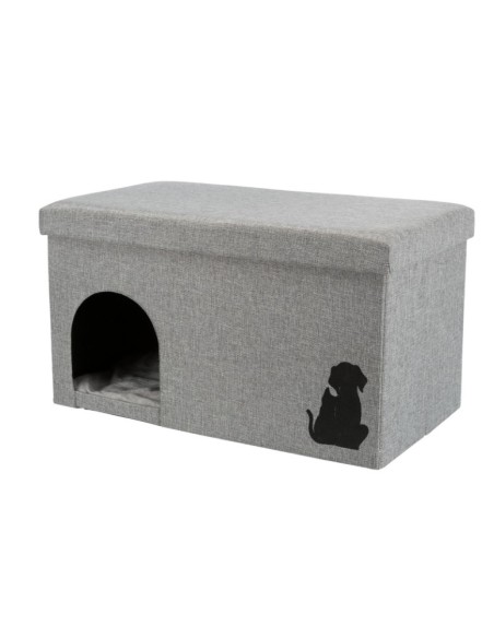 CUEVA SUAVE KIIMY GRIS CLARO 72X40X40CM