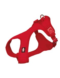 Arnés Suave S-M Rojo 35 a 60 cm para Perros Pequeños y Medianos Endanea Mascotas