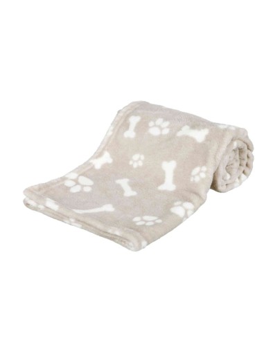 MANTA KENNY FELPA BEIGE 75X50CM