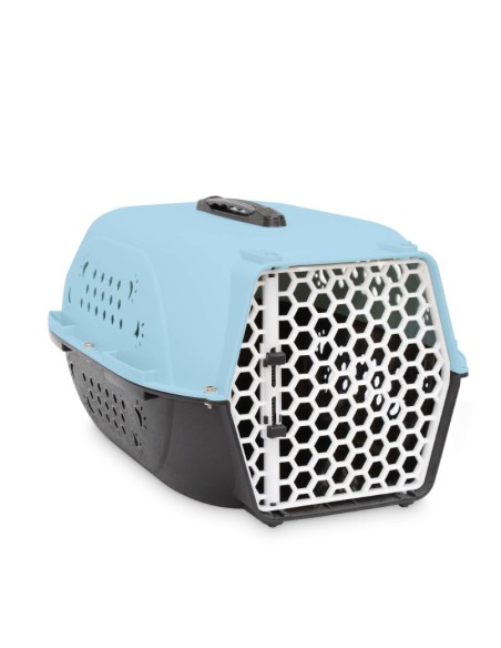 TRANSP. PREMIER DOG AZUL 48X32X26