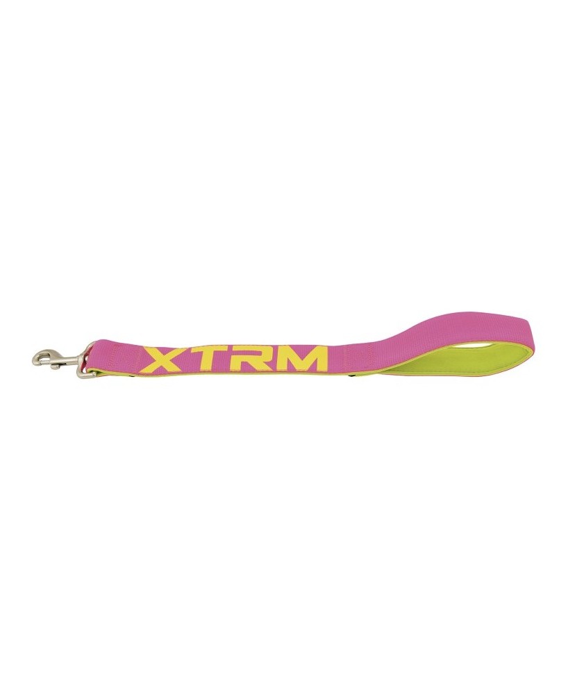 Correa XTRM Neon Flash Fucsia 25mm x 120cm para Perros Grandes Endanea Mascotas