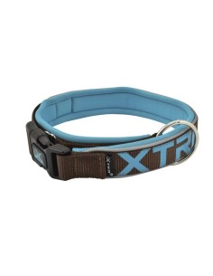 Collar X-TRM Neon Flash Marrón 20mmx35-45cm - Ajustable y Seguro para Perros | Endanea Mascotas