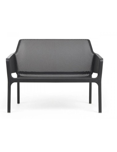 Banco de Jardín Antracita | Banco Exterior Robusto y Elegante Endanea Garden

