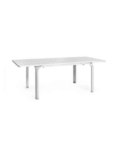 Mesa Jardín Extensible Alloro 140 Blanco | Mesa Exterior Moderna y Versátil  Endanea Garden

