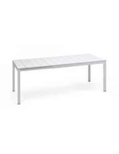 Mesa Jardín Extensible Río 140 Blanco | Mesa Exterior Moderna y Resistente  Endanea Garden

