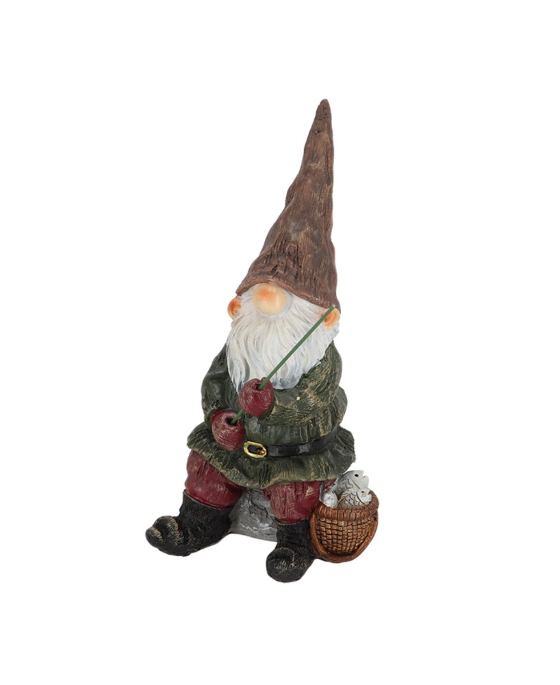 FIGURA GNOMO CAÑA PESCA