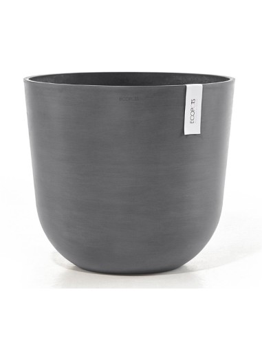 Tiesto Oslo 45 Grey  Macetero Elegante y Resistente para Jardín y Terraza

