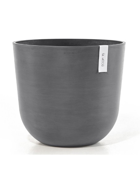 Tiesto Oslo 45 Grey  Macetero Elegante y Resistente para Jardín y Terraza

