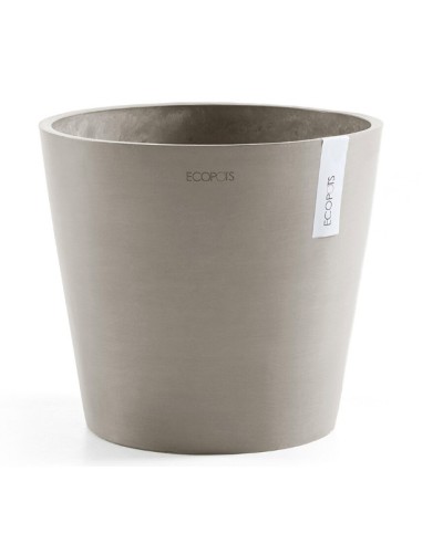 Tiestos Amsterdam 30 Taupe | Macetero Elegante para Plantas de Tamaño Medio

