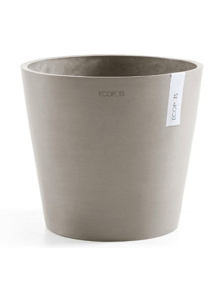 Tiestos Amsterdam 30 Taupe | Macetero Elegante para Plantas de Tamaño Medio

