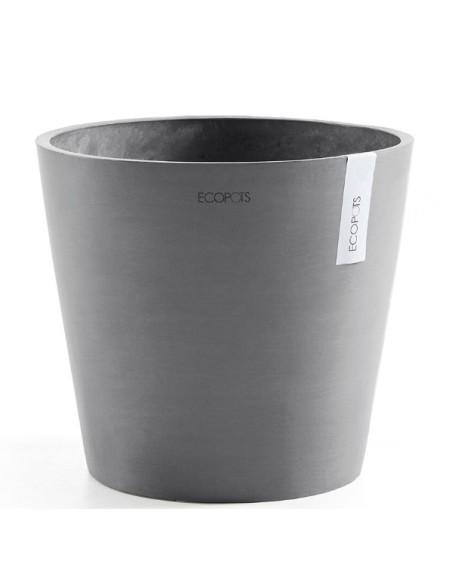 Tiestos Amsterdam 30 White Grey | Macetero Moderno para Plantas Medianas

