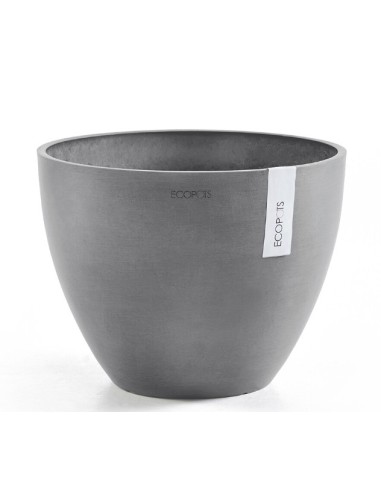 Tiestos Antwerp 30 Grey  Macetero Moderno y Resistente para Interior y Exterior

