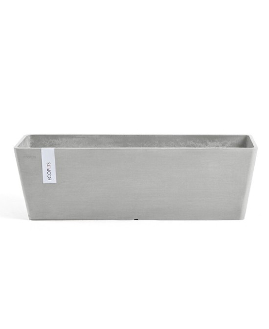 Jardinera Bruges 45 White Grey  Elegancia y Durabilidad para Interior y Exterior


