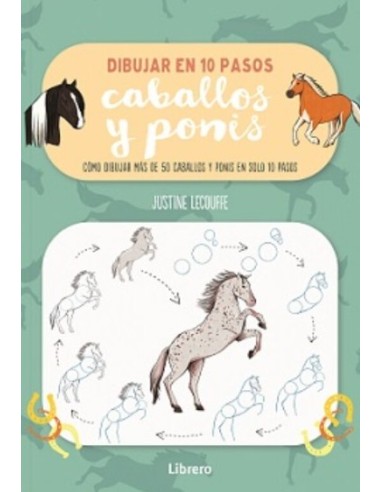 LIBRO DIBUJAR 10 PASOS CABALLOS Y PONIS