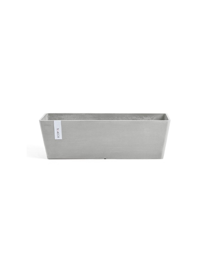Jardinera Bruges 65 White Grey  Diseño Moderno y Durabilidad para Jardines y Terrazas


