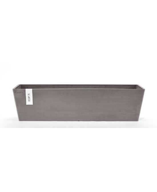 Jardinera Bruges 80 Taupe  Jardinera Rectangular Elegante y Resistente para Interior y Exterior

