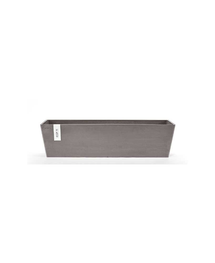 Jardinera Bruges 80 Taupe  Jardinera Rectangular Elegante y Resistente para Interior y Exterior

