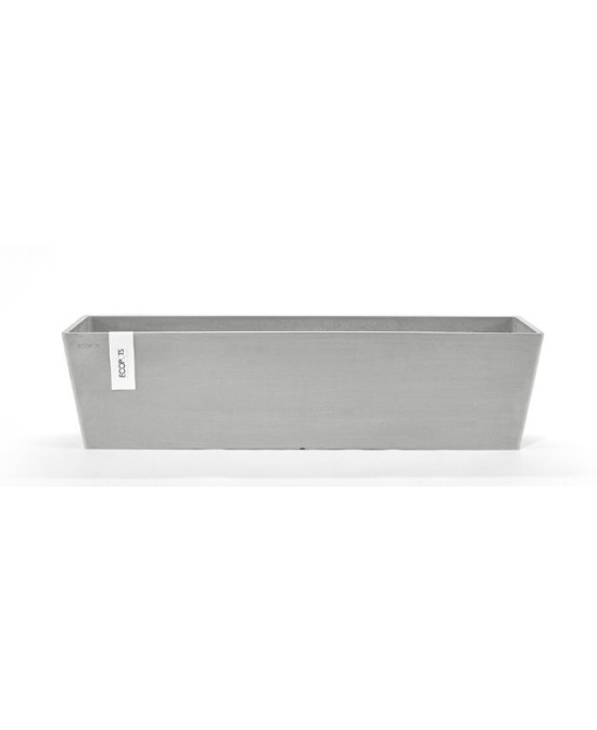 Jardinera Bruges 80 White Grey  Elegancia y Durabilidad para Jardín y Terraza

