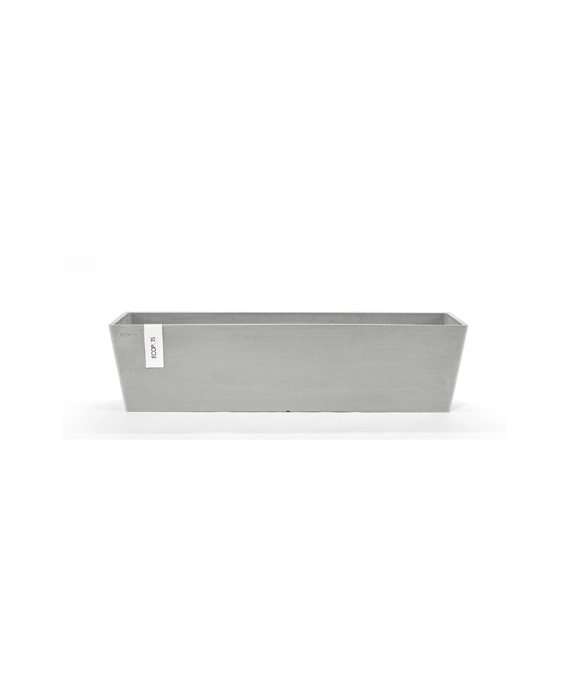 Jardinera Bruges 80 White Grey  Elegancia y Durabilidad para Jardín y Terraza

