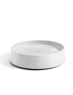 Ruedas para macetas SAUCER WHEELS 40 WHITE GREY | Endanea Garden

