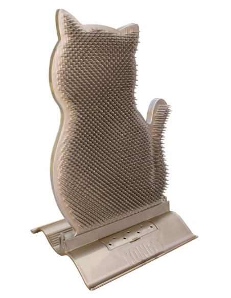 KONG-Connects Kitty Comber para Gato Cepillo y Juguete Interactivo