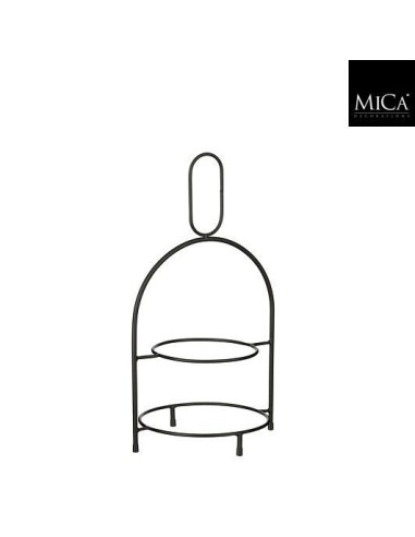 Soporte escalonado negro para plantas diseño moderno y resistente