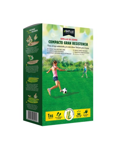 Semilla de Césped Compacto Gran Resistencia 1kg | Endanea Garden  Césped Denso y Duradero

