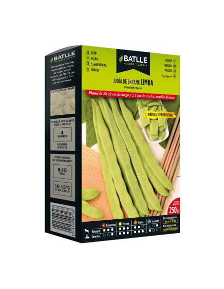Semillas Judía Enrame Limka 250g  Alta Calidad y Cosecha Abundante | Endanea Garden


