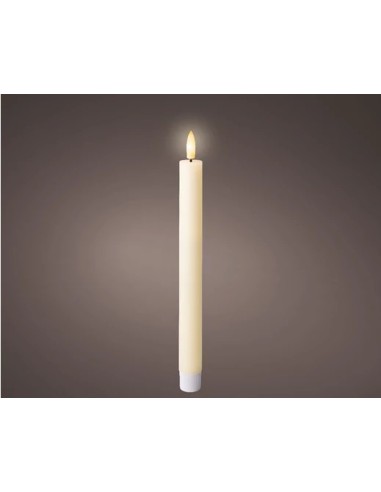 VELA  LED  24.5CM  BLANCO/ CALIDO