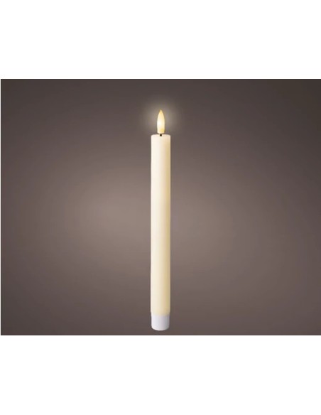VELA  LED  24.5CM  BLANCO/ CALIDO