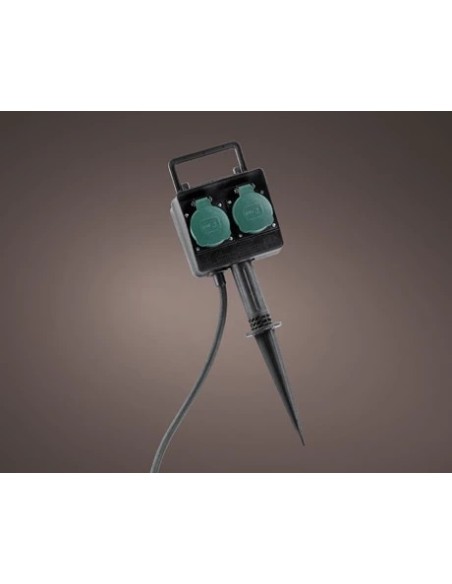 LUZ EXTERIOR 6.5X1.7X37 NEGRO