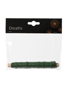 ALAMBRE DE HIERRO 0.65X14CM VERDE