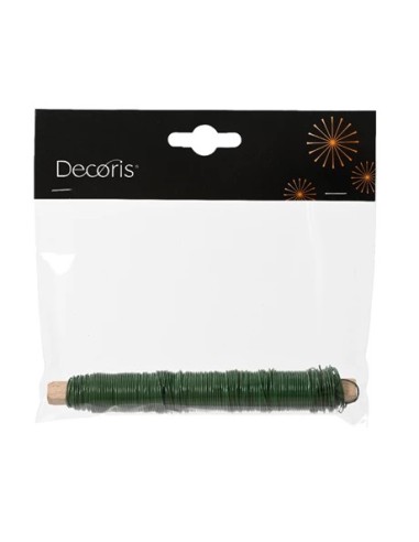 ALAMBRE DE HIERRO 0.65X14CM VERDE