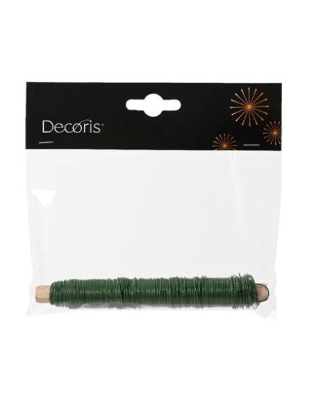 ALAMBRE DE HIERRO 0.65X14CM VERDE