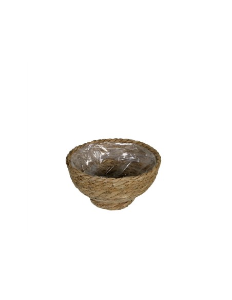 Bowl Macetero Seagrass P 21x11  Estilo Natural y Sostenible | Endanea Garden

