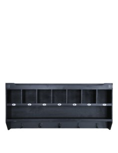 ESTANTE DE CON 7 COMPARTIMENTOS Y 5 PERCHAS