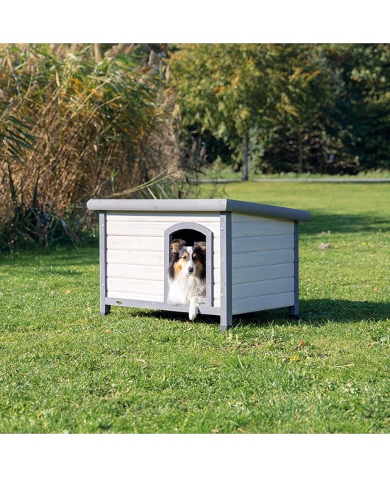 Caseta Natura Techo Plano S-M para Perros Pequeños y Medianos Endanea Mascotas