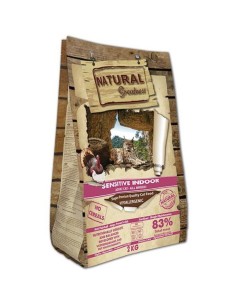 Receta Cat Sensitive Indoor NG 2KG | Alimento Sin Cereales para Gatos de Interior Sensibles