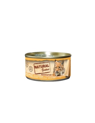 WFC Natural Greatness Pechuga de Pollo 70g - Alimento Natural y Proteico para Gatos